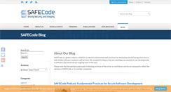 Desktop Screenshot of blog.safecode.org